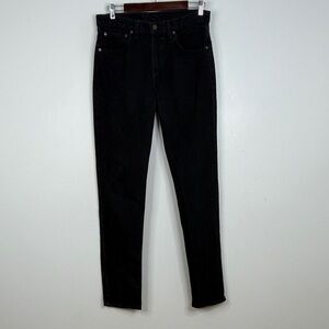 Vintage Levi's Jeans Mens 32 x 32 Black 512 Slim Fit Tapered Leg Made in Canada